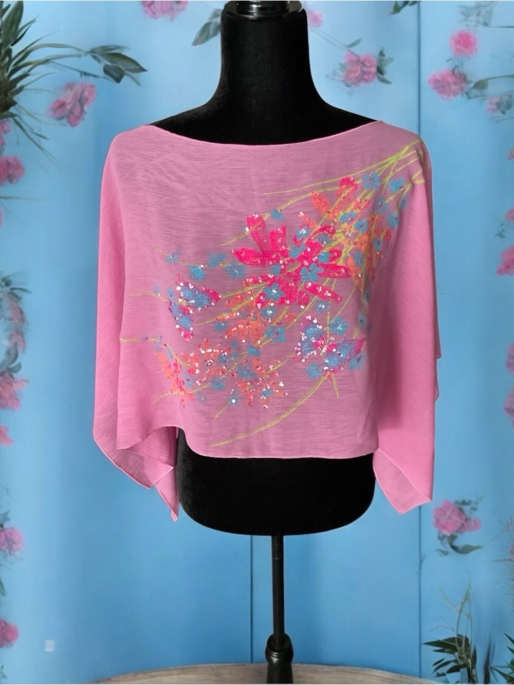 💖 Sakura Floral Sequin Topper 💖